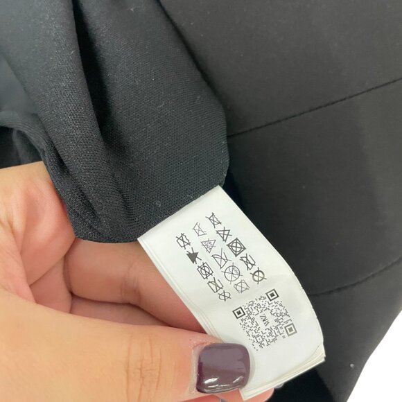 Zara Womens Mini Dress S Small Black Feather Party Cocktail Evening 4772/226 NWT - Picture 9 of 16